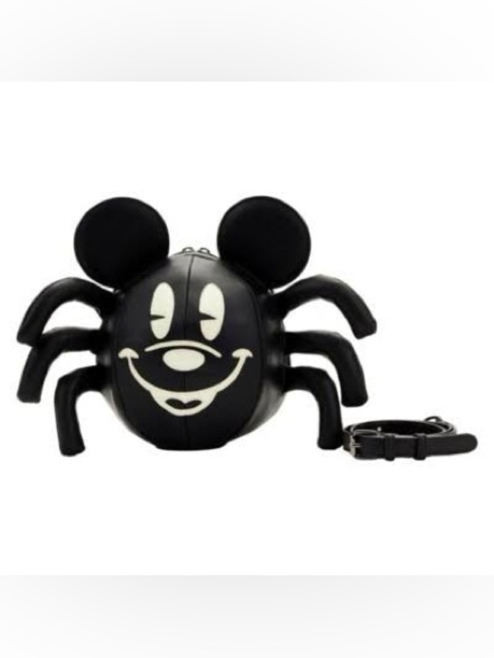 NWOT Loungefly Stitch Shoppe Mickey Glow Spider Crossbody Bag
